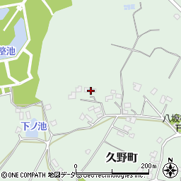 茨城県牛久市久野町2306周辺の地図