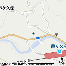 埼玉県秩父郡横瀬町芦ケ久保157周辺の地図