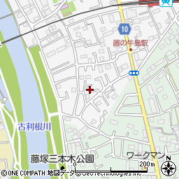 埼玉県春日部市牛島29周辺の地図