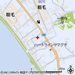 茨城県行方市富田71周辺の地図