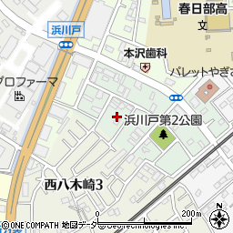 埼玉県春日部市八木崎町3周辺の地図