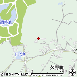 茨城県牛久市久野町2235周辺の地図