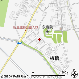 茨城県つくばみらい市板橋1850周辺の地図