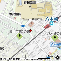 埼玉県春日部市八木崎町9周辺の地図