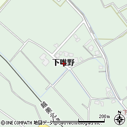 福井県大野市下唯野周辺の地図