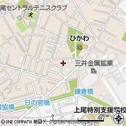 埼玉県上尾市二ツ宮796周辺の地図