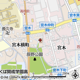 宮木区役所周辺の地図