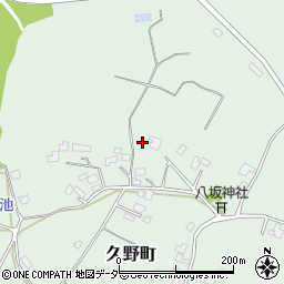 茨城県牛久市久野町2322周辺の地図