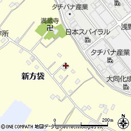 埼玉県春日部市新方袋285周辺の地図