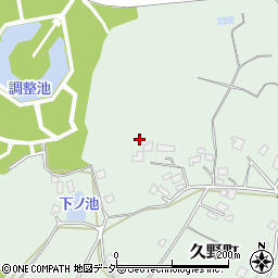 茨城県牛久市久野町2233周辺の地図
