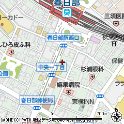 三井のリハウス　春日部店周辺の地図