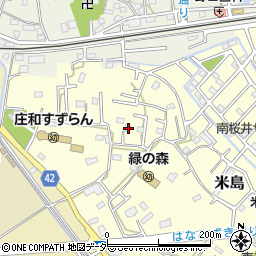 埼玉県春日部市米島53周辺の地図