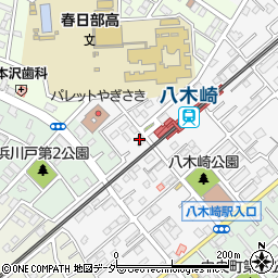 ファミリーマート八木崎駅前店周辺の地図