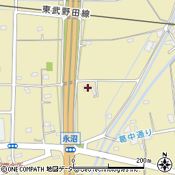 埼玉県春日部市永沼1342周辺の地図