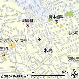 埼玉県春日部市米島978周辺の地図