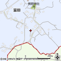 茨城県行方市富田1604周辺の地図