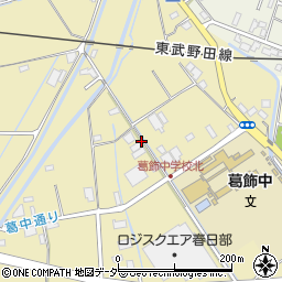 埼玉県春日部市永沼2160周辺の地図