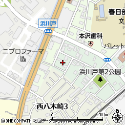 埼玉県春日部市八木崎町2周辺の地図