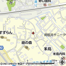 埼玉県春日部市米島47周辺の地図