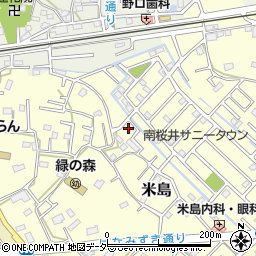 埼玉県春日部市米島248周辺の地図