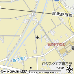 埼玉県春日部市永沼2170周辺の地図