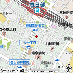 大栄パーク春日部西口駐車場周辺の地図