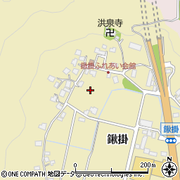 福井県大野市鍬掛周辺の地図