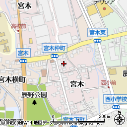 光和商事株式会社　辰野営業所周辺の地図