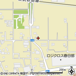 埼玉県春日部市永沼617周辺の地図