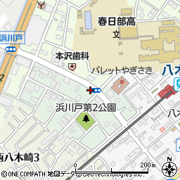 リパーク八木崎町駐車場周辺の地図