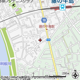 埼玉県春日部市牛島19周辺の地図