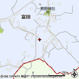茨城県行方市富田1605周辺の地図