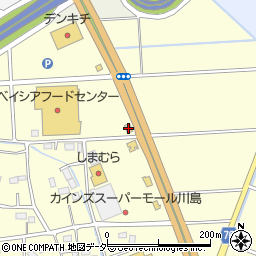 松屋川島店周辺の地図