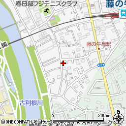 埼玉県春日部市牛島33周辺の地図