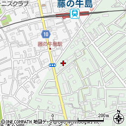 埼玉県春日部市藤塚1509周辺の地図