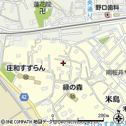 埼玉県春日部市米島37周辺の地図