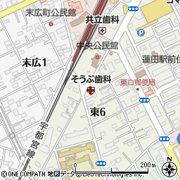 相武歯科医院周辺の地図
