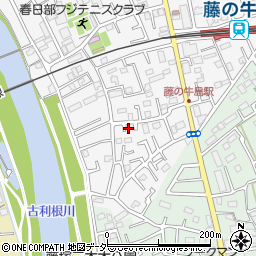 埼玉県春日部市牛島32周辺の地図