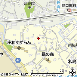 埼玉県春日部市米島28周辺の地図