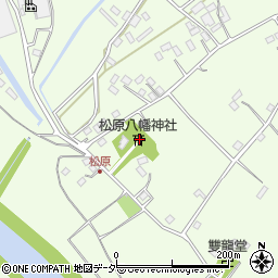 松原八幡神社周辺の地図