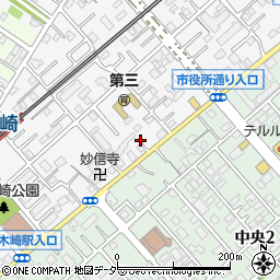 埼玉県春日部市粕壁6836-1周辺の地図