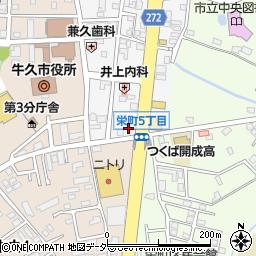 桂不動産株式会社　牛久支店不動産センター周辺の地図