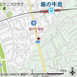 埼玉県春日部市牛島1604周辺の地図