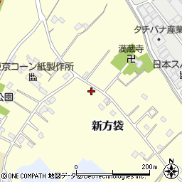 埼玉県春日部市新方袋171-4周辺の地図