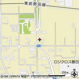 埼玉県春日部市永沼616周辺の地図
