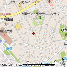 埼玉県上尾市二ツ宮847周辺の地図