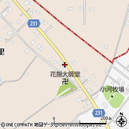 茨城県稲敷市月出里70-1周辺の地図