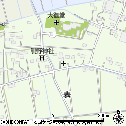 埼玉県比企郡川島町表85-1周辺の地図