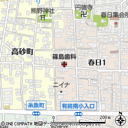 篠島歯科医院周辺の地図