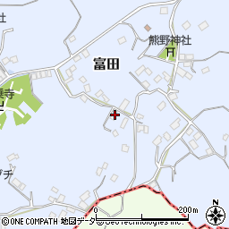 茨城県行方市富田1608周辺の地図
